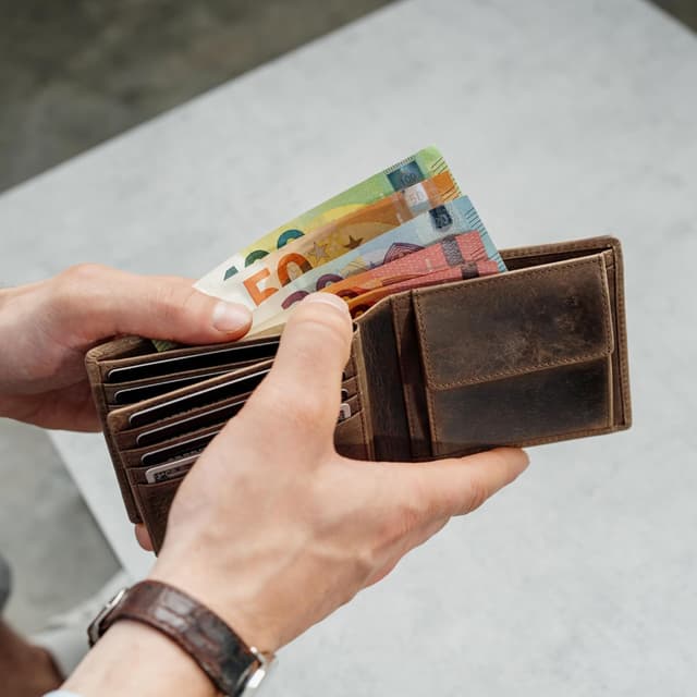 Thumbnail 3 de Berliner Bags Vintage Portefeuille en Cuir Marron