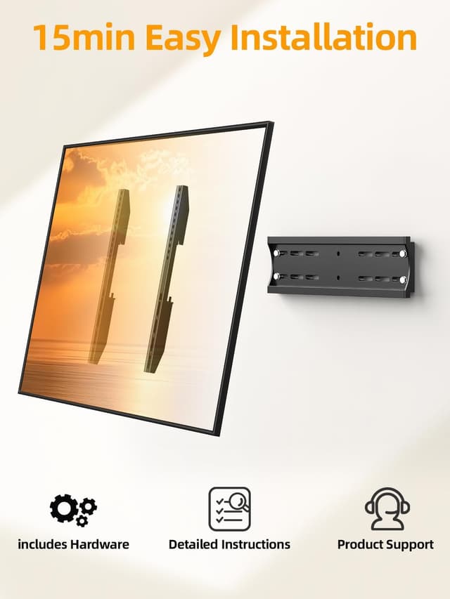 Detalle de IWORKBOARD 43 Fixed Low Profile TV Wall Mount 55"