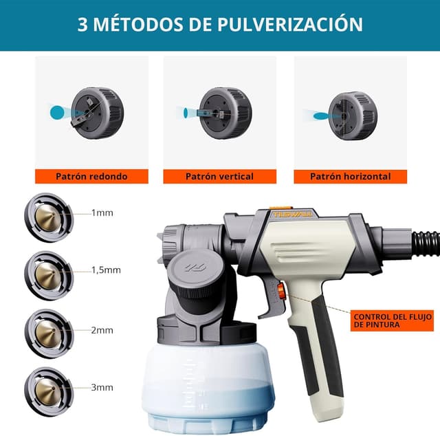 Detalle de Tilswall Pistolet a Peinture 800W 🎨