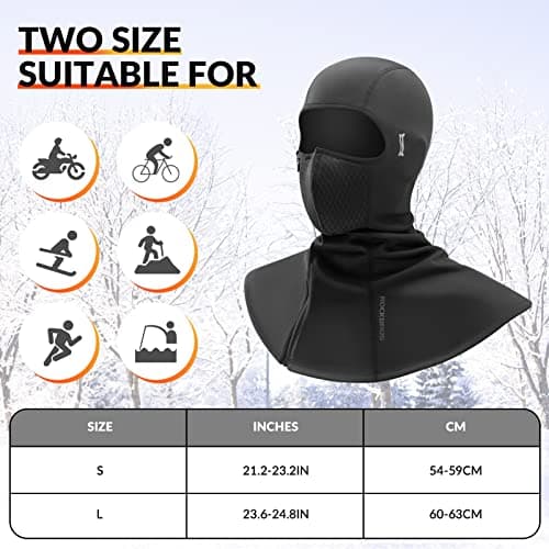 Thumbnail 5 de Rockbros cagoule moto hiver respirant 54-63cm ⚙