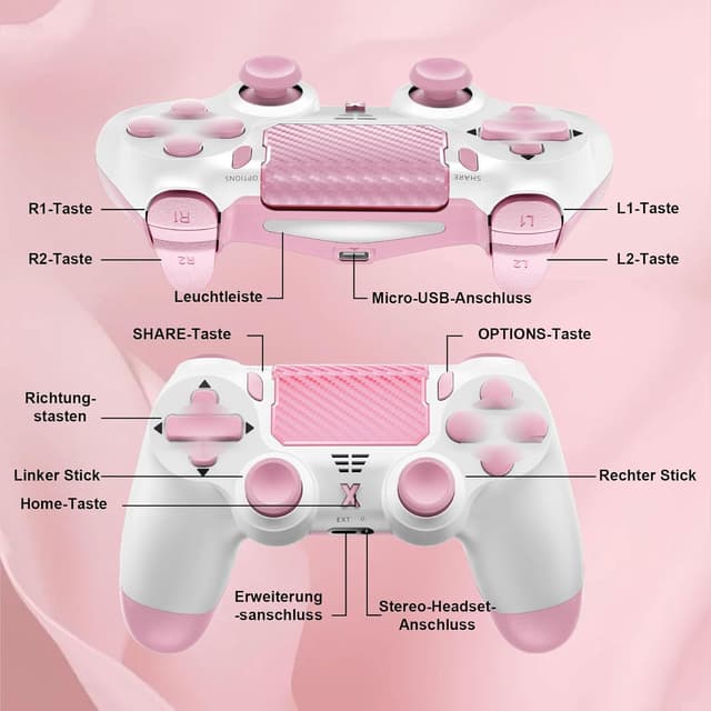 Thumbnail 6 de Suoxiom Wireless Controller PS-4 mit 1000-mAh-Akku