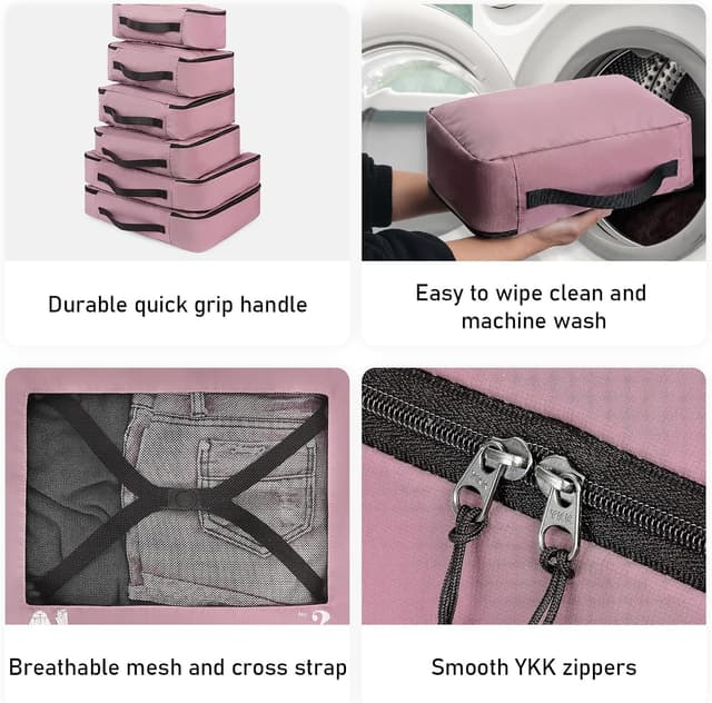 Thumbnail 4 de ECOHUB Packing Cubes 7PCS travel organiser