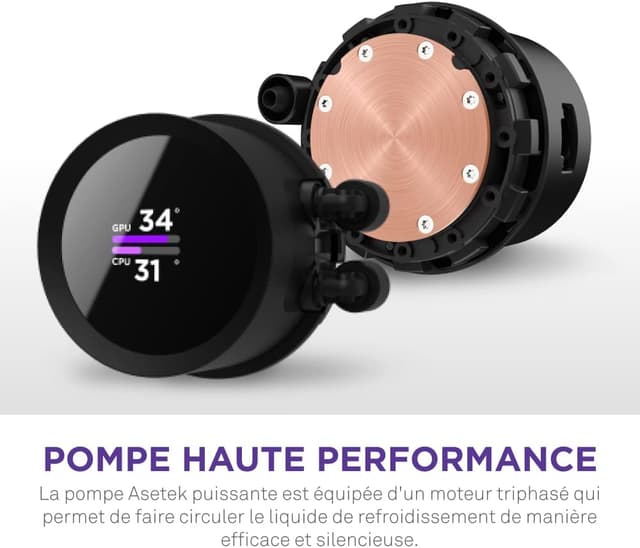 Detalle 2 de NZXT Kraken 280 RGB, 280 mm