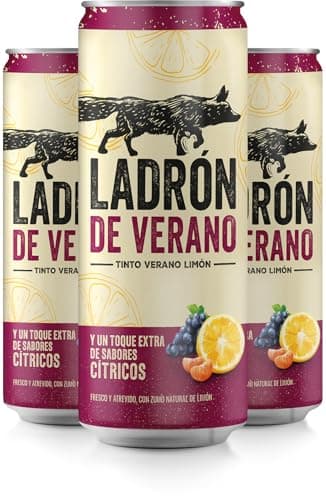 Thumbnail 1 de Ladrón de Verano Tinto y Limón Pack Latas 24x33cl 🍹