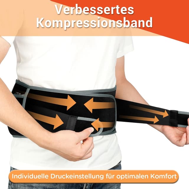 Detalle 2 de Comfytemp Wärmegürtel 25Wh Akku – Heizgürtel für Rücken 🌡