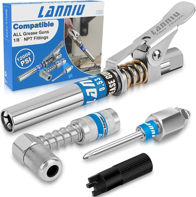 Imagen de LANNIU Grease Gun Coupler Kit 12000 PSI en OfertitasTOP