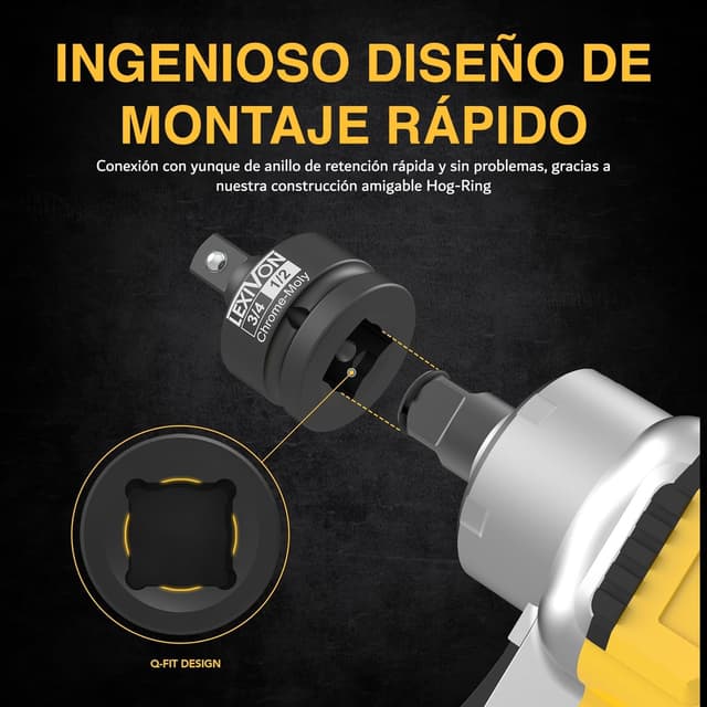 Detalle 2 de LEXIVON LX-402 adaptador 3/4" a 1/2