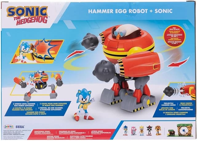 Thumbnail 5 de Jakks Pacific Robot Martillo 23 cm juguete Sonic