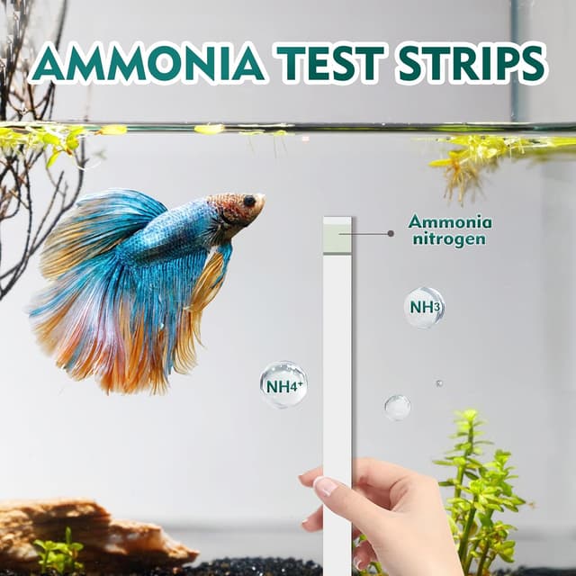Detalle 2 de HOVIRAN Ammonia Test Strips for Fish Tanks