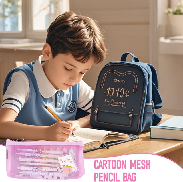 Detalle 2 de Hshenjhu Trousse Transparente 4 Pièces