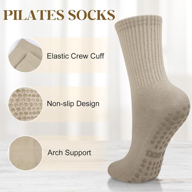 Detalle 2 de Pilates grip socks 5 pairs for women