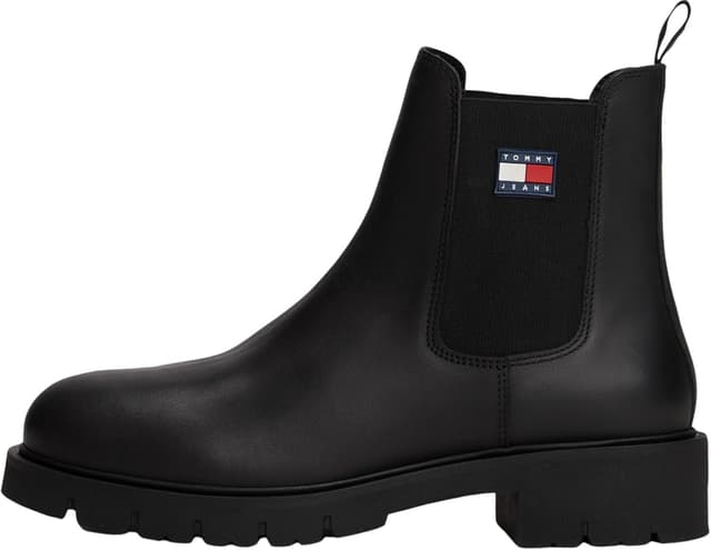 Detalle de Tommy Jeans women’s leather Chelsea boots