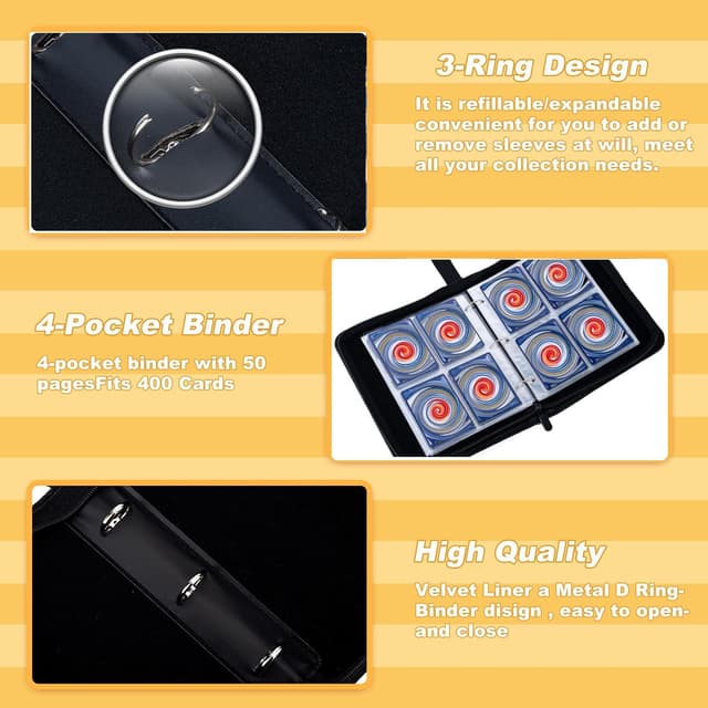 Thumbnail 4 de Jravkfi Card Binder 400 Capacity