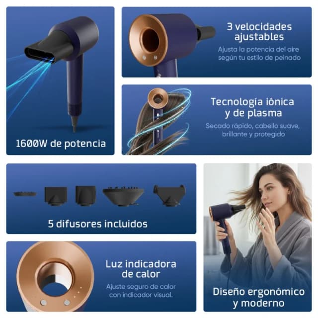 Thumbnail 3 de Origial CARE&BEAUTY HAIR ION PRO 1600W 💇