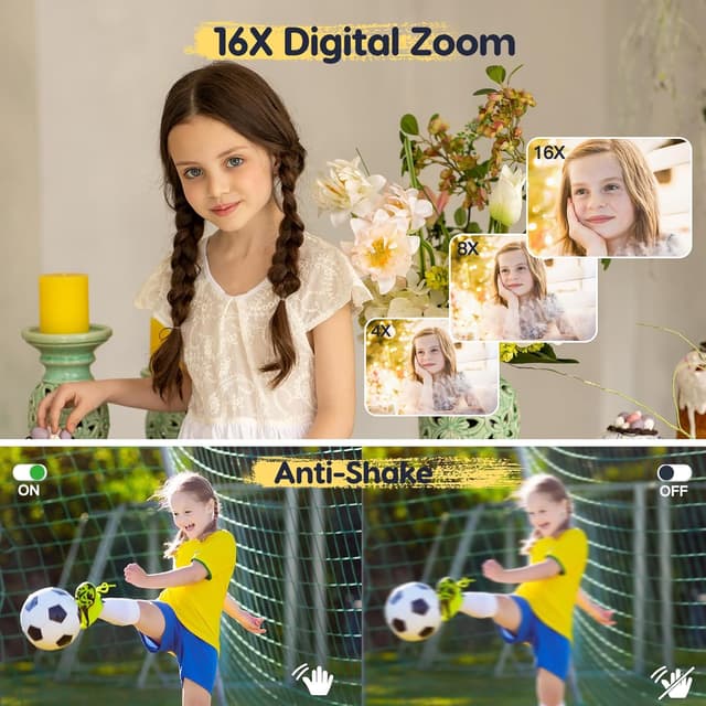 Detalle 2 de Cámara de Fotos Digital 44MP Rosa