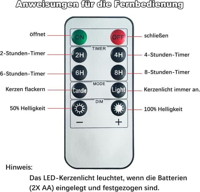 Thumbnail 5 de Hopelit LED Stabs Kerzen 6er Pack