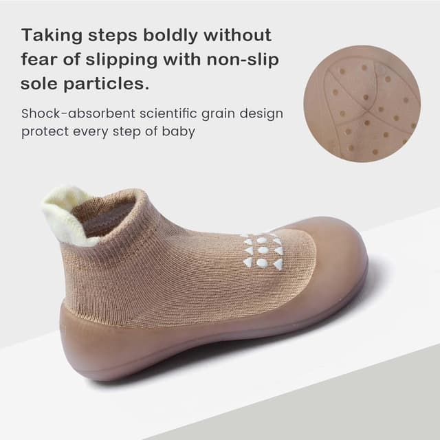 Thumbnail 3 de Bearbay Baby Walking Sock Shoes 11.5cm