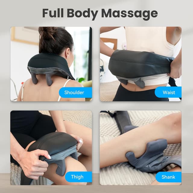 Thumbnail 5 de COMFIER Masajeador de Cuello Shiatsu Inalámbrico 4D con Calor 💆