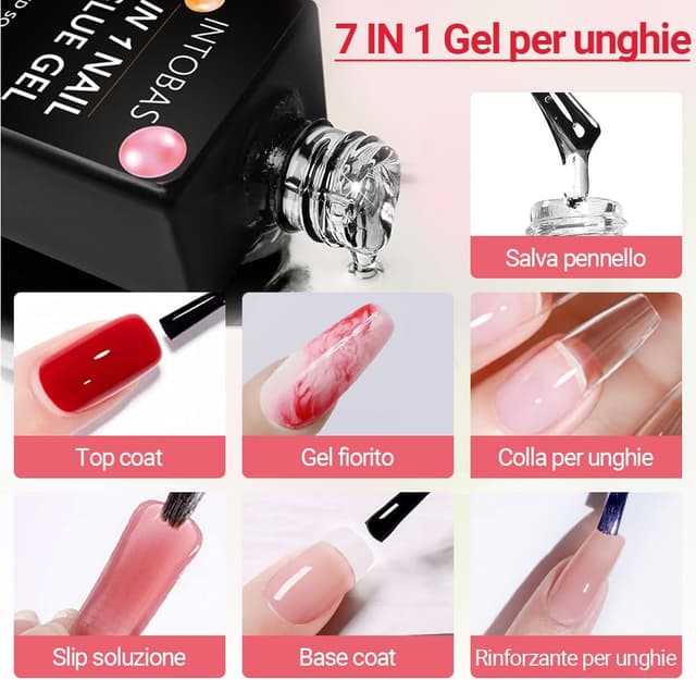 Detalle de INTOBAS 7 In 1 Colla Unghie Extra Forte 15 ml