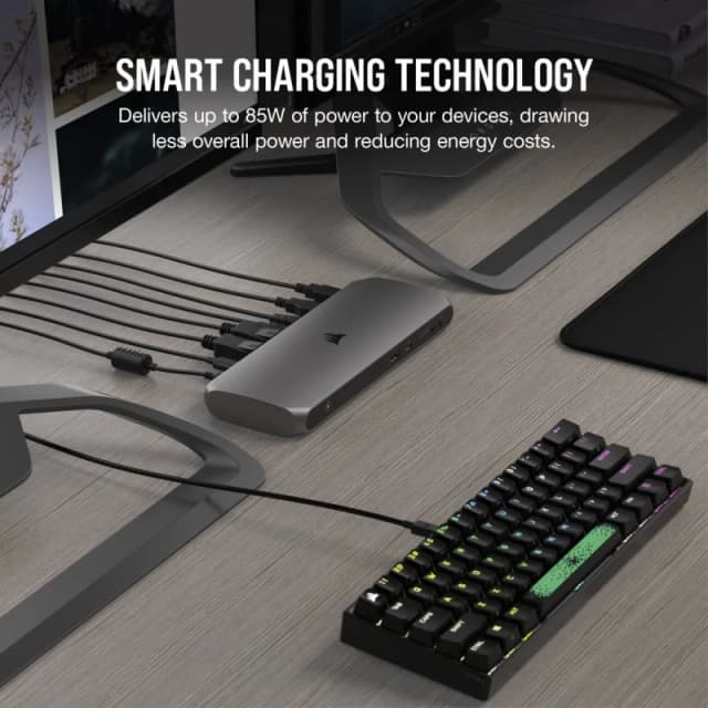 Thumbnail 2 de Corsair TBT100 DP Docking Station Thunderbolt 3 con DisplayPort