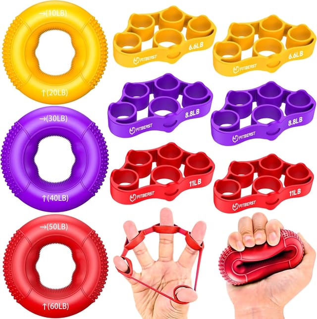 Thumbnail 6 de FitBeast Grip Strength Trainer 9-piece kit ๐