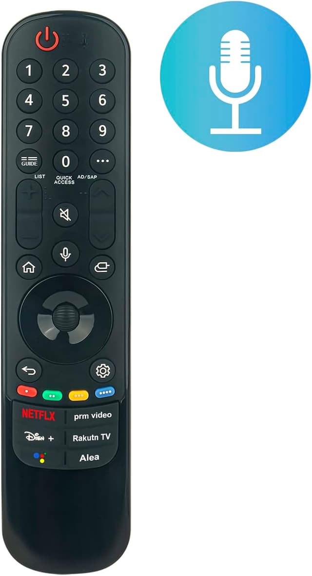 Detalle 2 de MR22GN Replacement Magic Remote (IR) for LG smart TVs, for models 2021/2022 including MR22GA