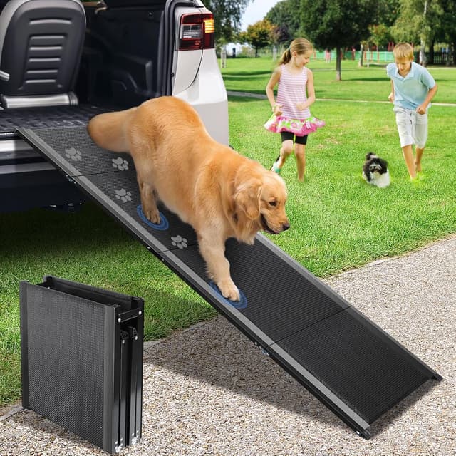 Imagen de Hunderampe Auto klappbar 160 x 44 cm en OfertitasTOP