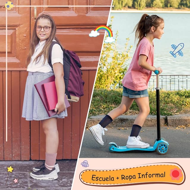 Thumbnail 6 de PUTUO Calcetines Niña Niño de Algodón 5 Pares Sin Costuras