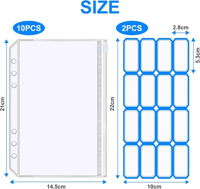 Detalle 2 de Vicloon A5 Zipper Binder Pockets
