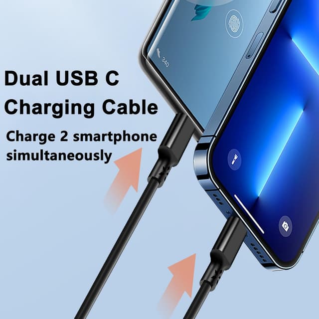 Thumbnail 1 de MISYNLON USB to USB C Splitter Cable 0.2m