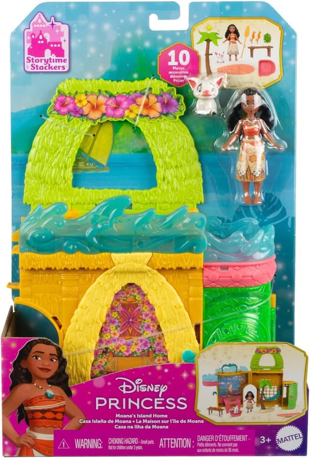 Thumbnail 5 de Mattel Moana Storytime Stackers doll house