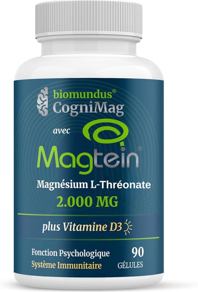 Detalle de L-Thréonate de magnésium 2000 mg cérébrale