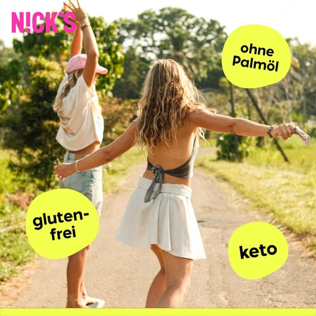 Thumbnail 3 de NICKS Milch‑Schokolade Keto Riegel 15×25g 🍫