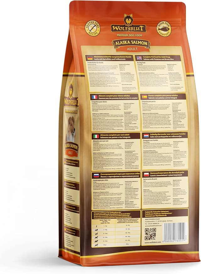 Detalle 2 de Wolfsblut Alaska Saumon 2 kg : une alimentation à base de saumon pour chiens exigeants