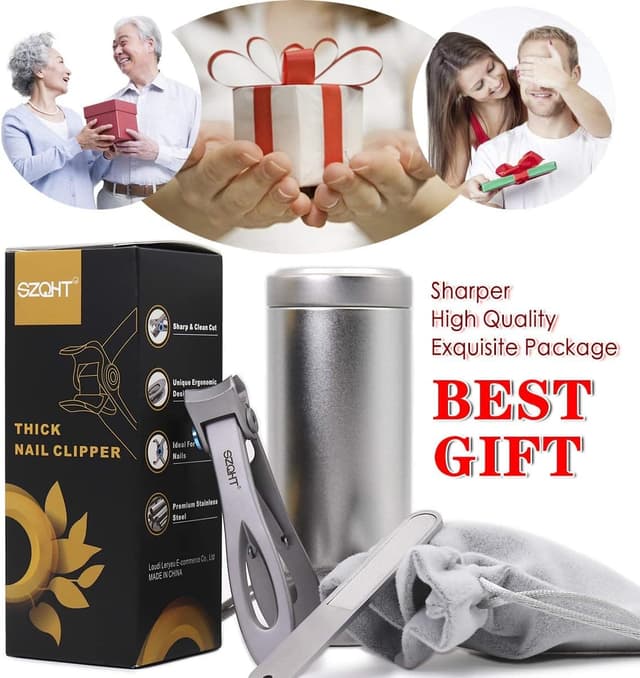 Detalle 2 de SZQHT Nagelknipser 15 mm Öffnung, Edelstahl Groß