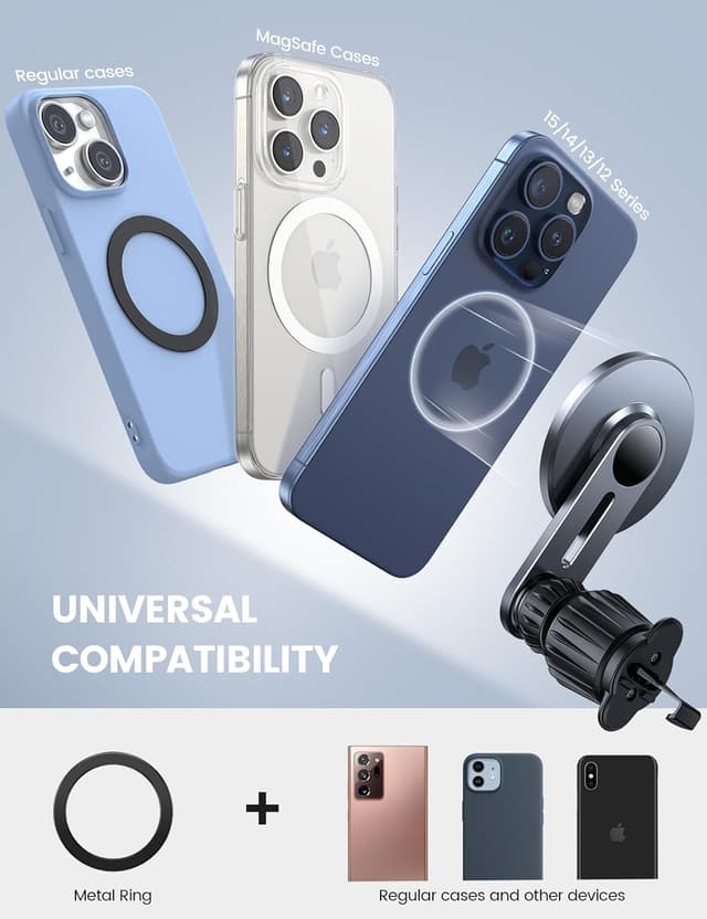 Thumbnail 2 de Lamicall MagSafe Car Mount Glass Panel