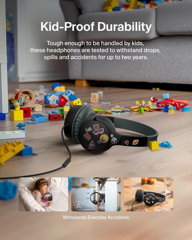 Thumbnail 4 de Belkin SoundForm Mini Kids 85dB headphones