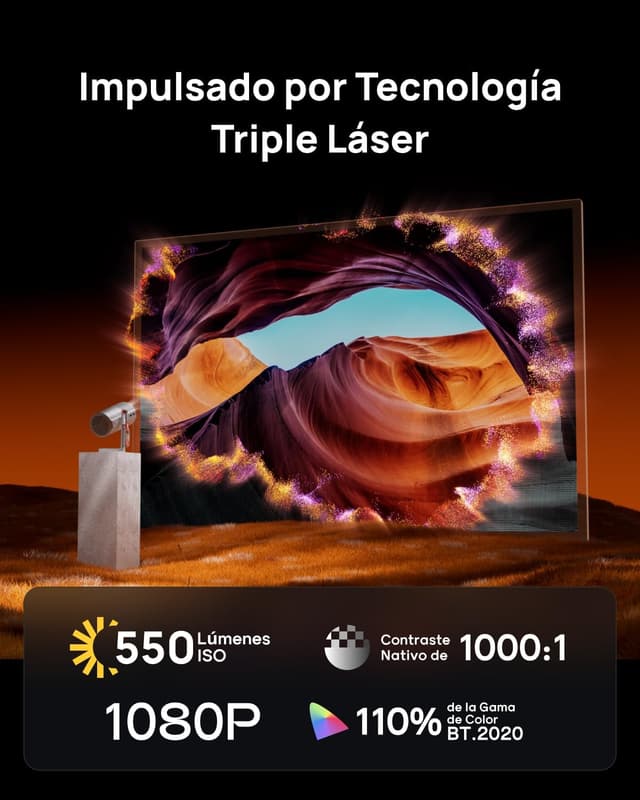 Detalle 2 de XGIMI MoGo 4 Laser Portátil 🎥 con Google TV y Batería