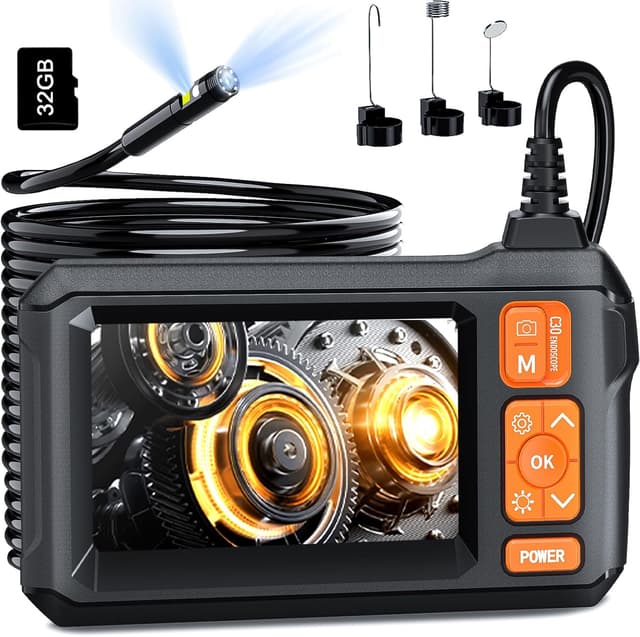 Imagen de Dual Lens Borescope 1080p inspection camera, 32GB en OfertitasTOP