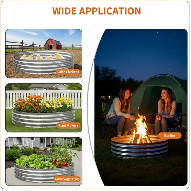 Thumbnail 3 de Eclaron 60 Inch Fire Pit Ring ⚡