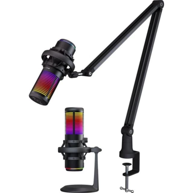 Detalle de preyon Osprey Scream micrófono USB 3,5 mm