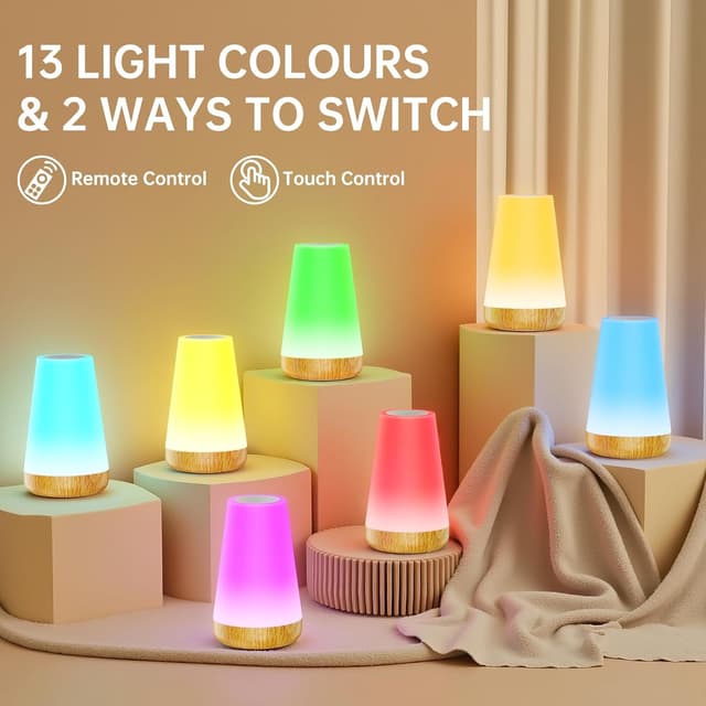 Thumbnail 2 de Taipow Lámpara de Mesita LED recargable 1500 mAh