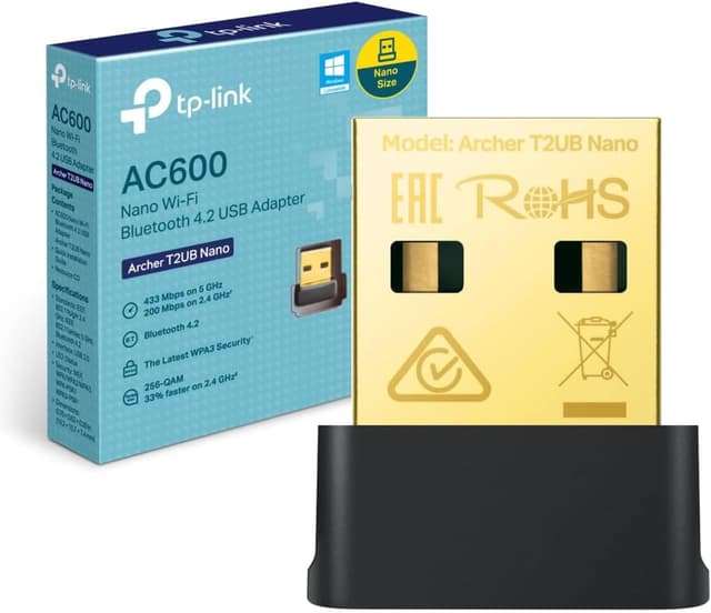 Detalle de TP-Link Archer T2UB Nano AC600 adaptador USB