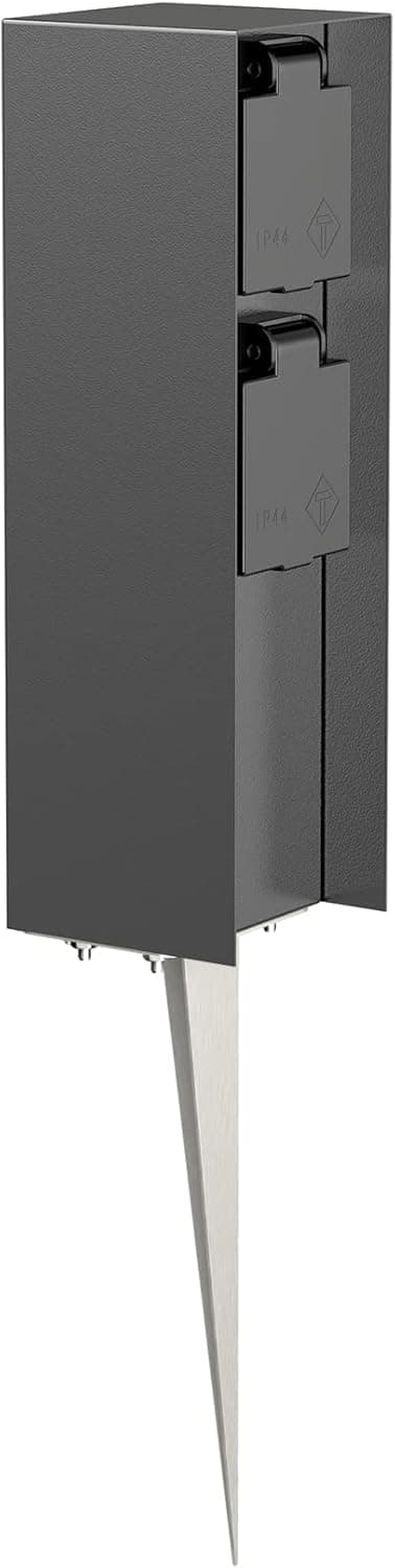 Detalle de Garten-Steckdosen-Säule POMI 2-Fach, 23 cm