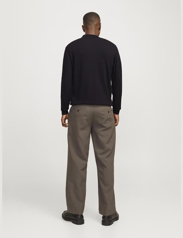 Detalle de Jack & Jones Jjeemil polo in maglia con mezza zip uomo