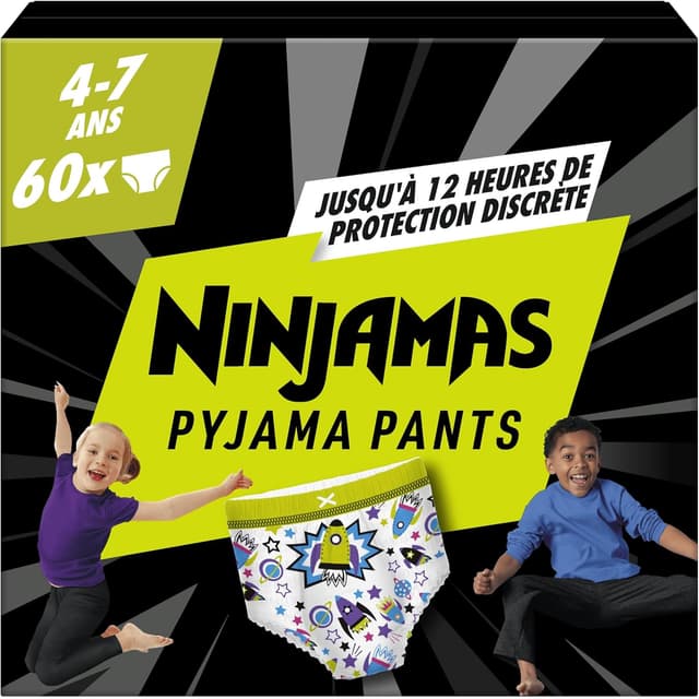 Detalle de Ninjamas Pyjama Pants 60 garçon 🩲