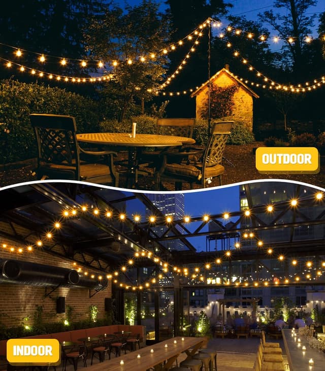 Thumbnail 6 de Outdoor Garden String Lights LED 20m G40