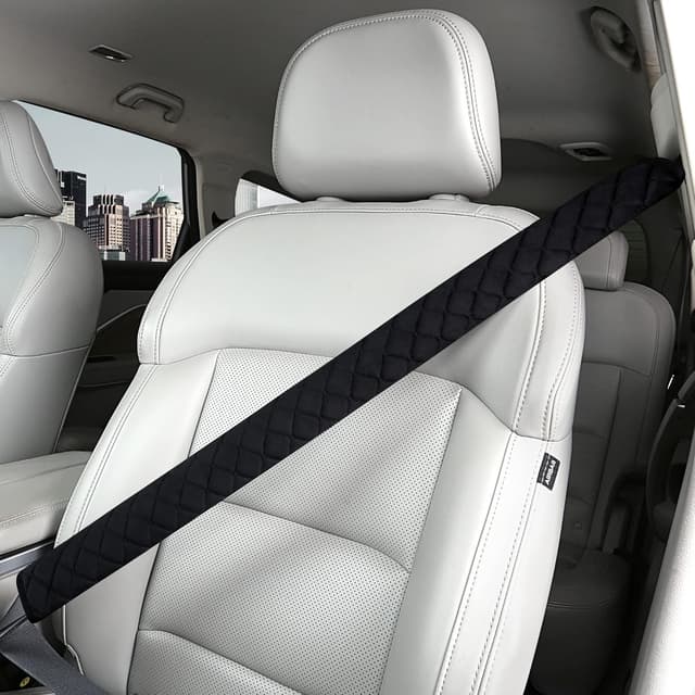 Imagen de Extra Long Seatbelt Cover 75cm Black en OfertitasTOP