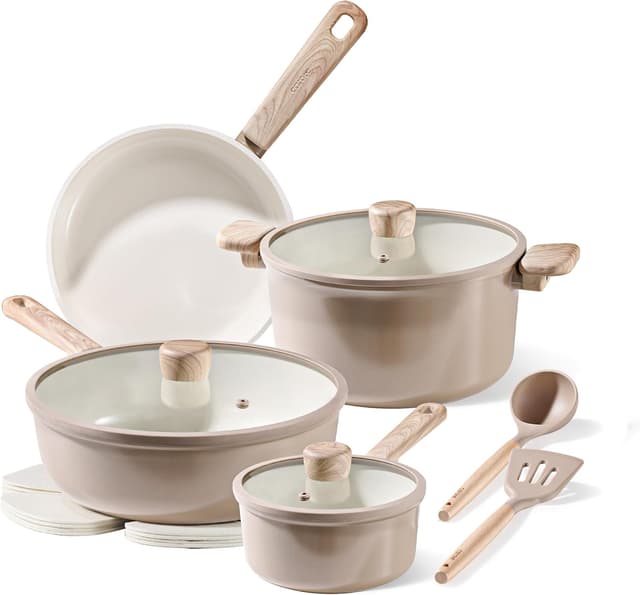 Detalle de CAROTE 12pc Ceramic Cookware Set