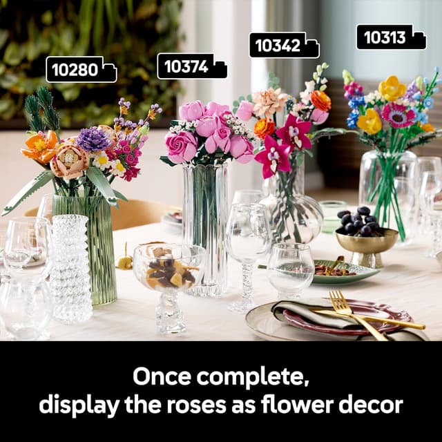 Thumbnail 6 de LEGO Botanicals Bouquet 12 Faux Roses 🧩